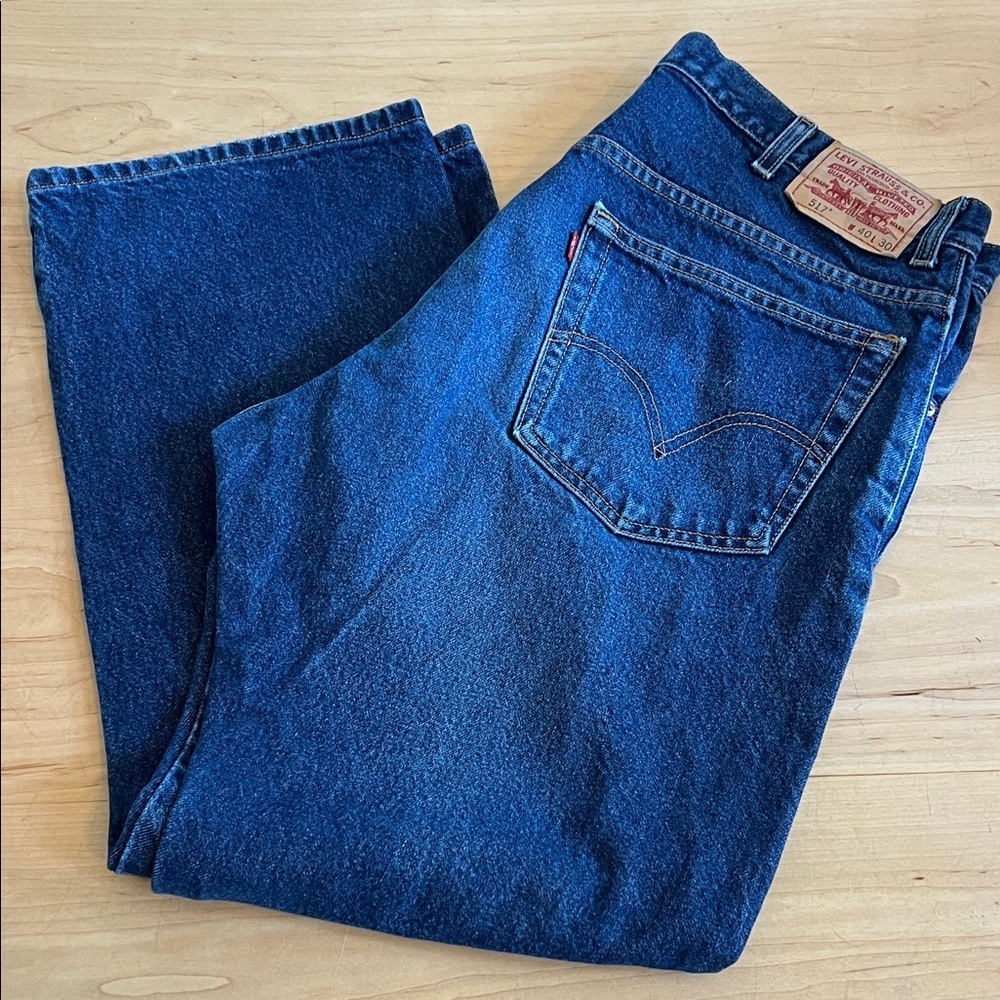 Levi's Deep Blue 517 Boot cut Men's Jeans 40x30